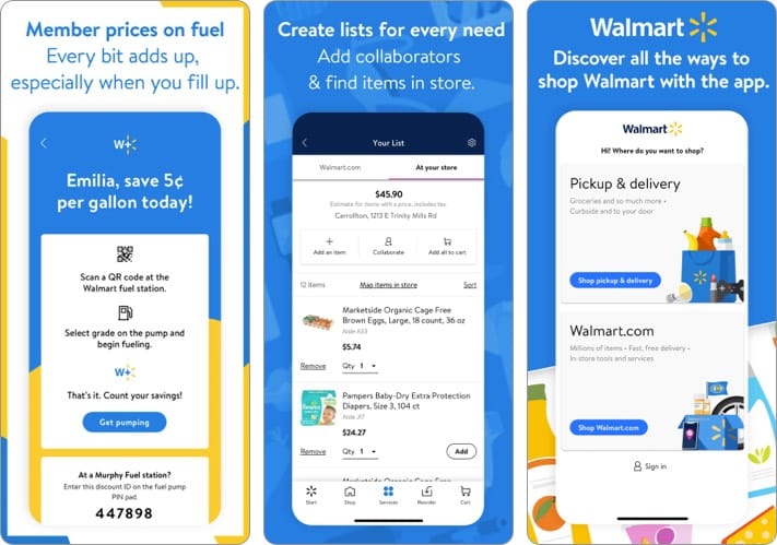 Walmart best shopping app for iPhone
