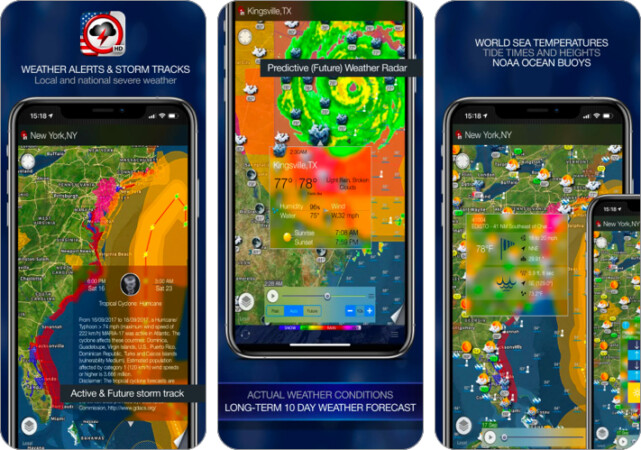 Weather Alert Map US app for iPhone
