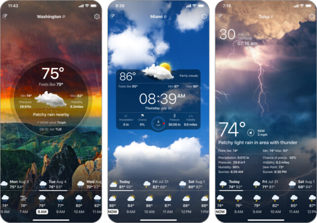 Weather Live app for iPhone and iPad