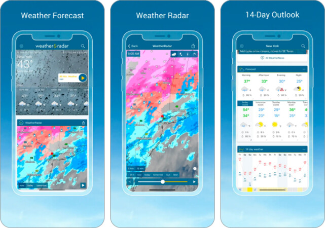 Weather & Radar iPhone and iPad app