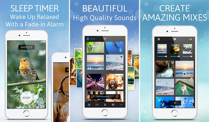 White Noise Sleep Pillow Sound iPhone and iPad App Screenshot