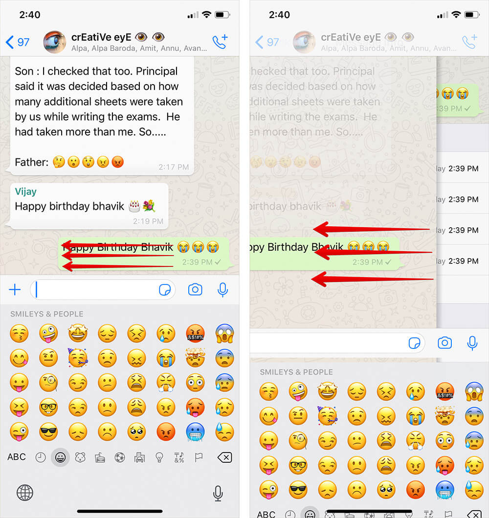 How to Know Who Has Read WhatsApp Group Message on iPhone - 64