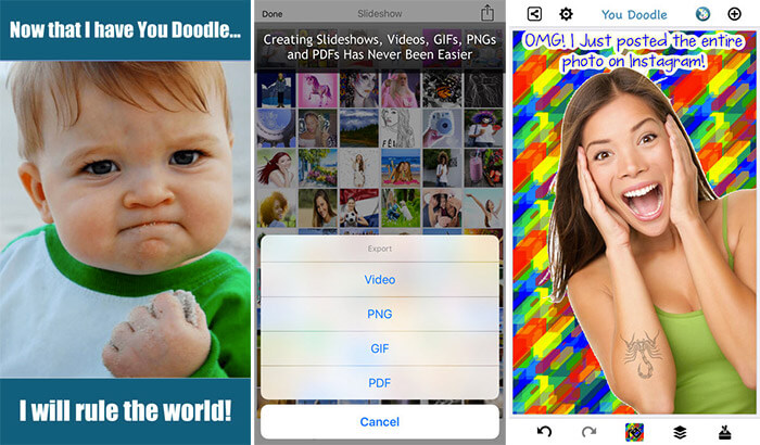 You Doodle iPhone and iPad App Screenshot