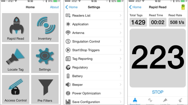 Zebra RFID iPhone and iPad App