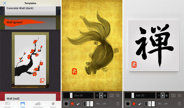 Zen Brush 2 iPad Pro App Screenshot