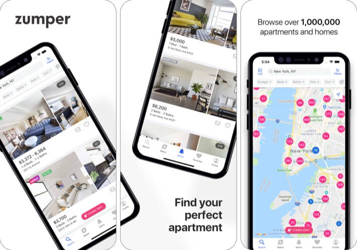 Zumper Apartment Finder iPhone App Screenshot