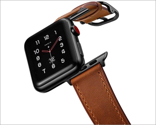 amBand Leather Band Compatible with Apple Watch