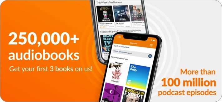 Audiobooks Com iphone ipad app screenshot