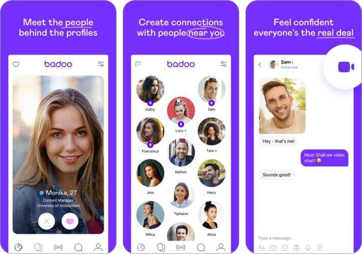 badoo iphone dating app screenshot