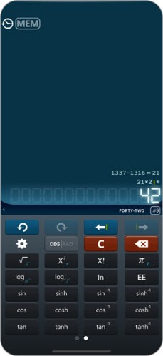 Calculator HD ++ iPhone and iPad App Screenshot