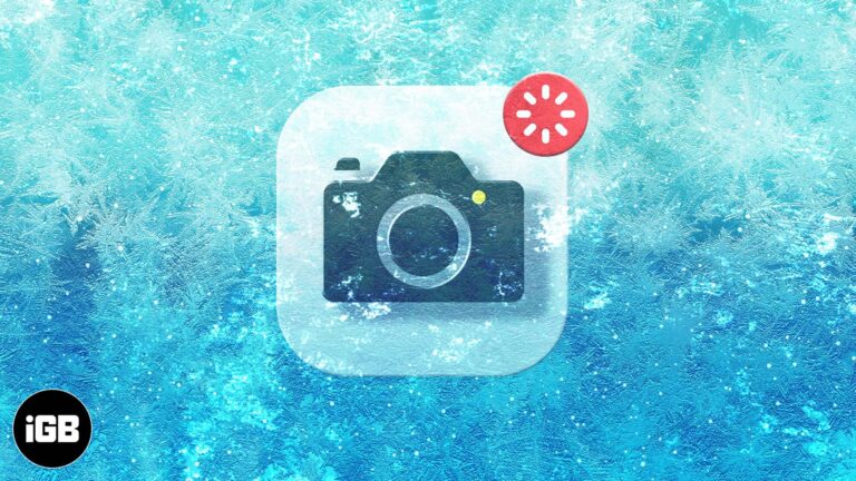 Camera app freezes on iphone or ipad how to fix it