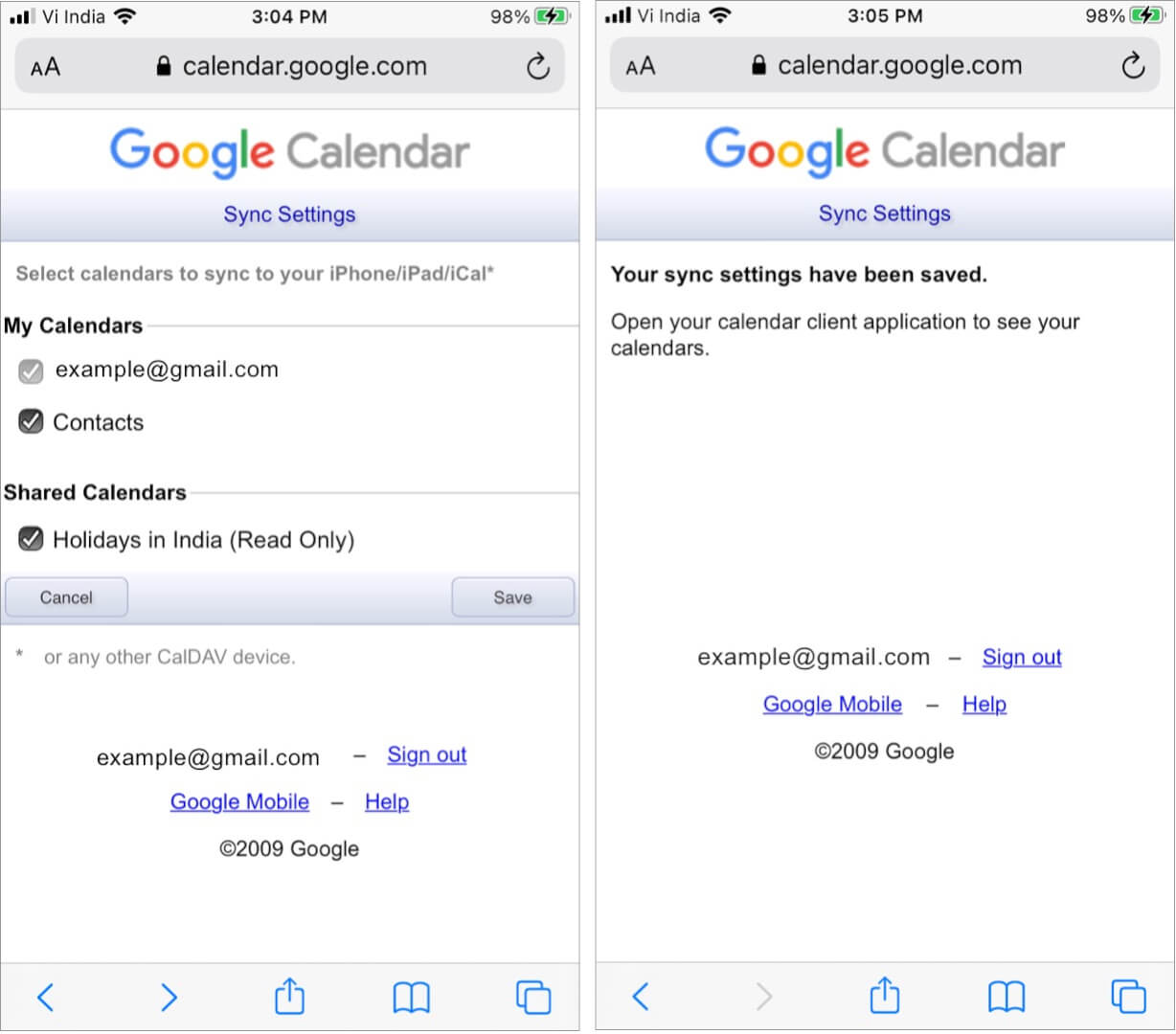 Google Calendar Not Syncing with iPhone? How to Fix It iGeeksBlog Google Calendar Not Syncing With Iphone