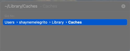 clear caches to freeup space on macbook