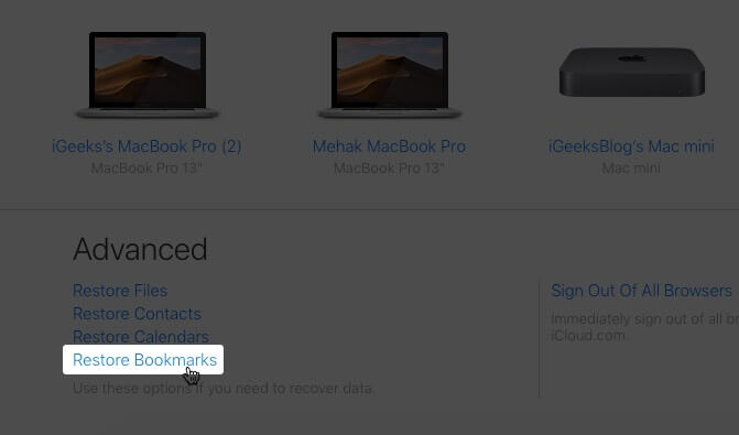 How to Restore Deleted Safari Bookmarks on  Mac - 30