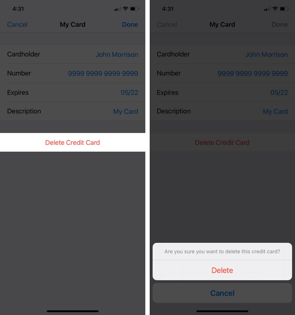 Add Credit Cards to Safari AutoFill on iPhone  iPad  and Mac - 24