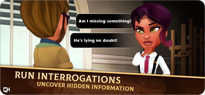 Detective Jackie iPhone and iPad Game Screenshot