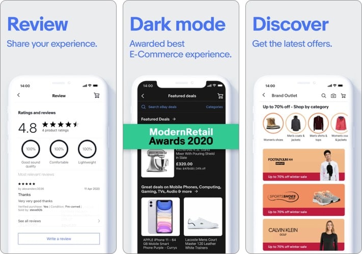eBay best shopping app for iPhone