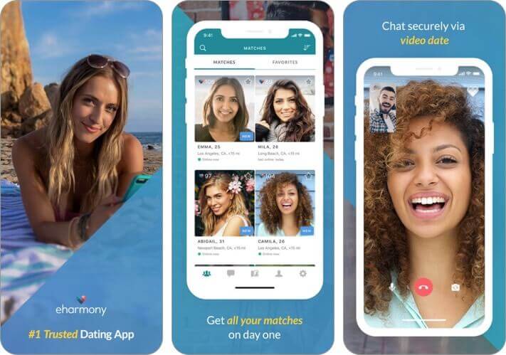 eharmony iphone dating app screenshot