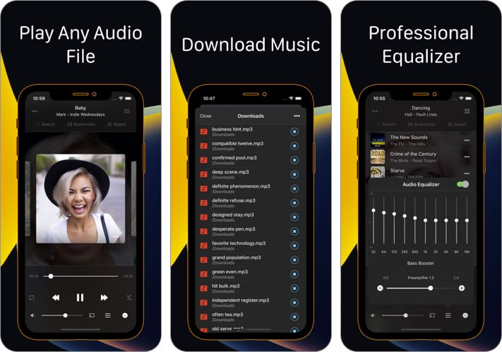 flacbox: flac player equalizer iphone and ipad app screenshot