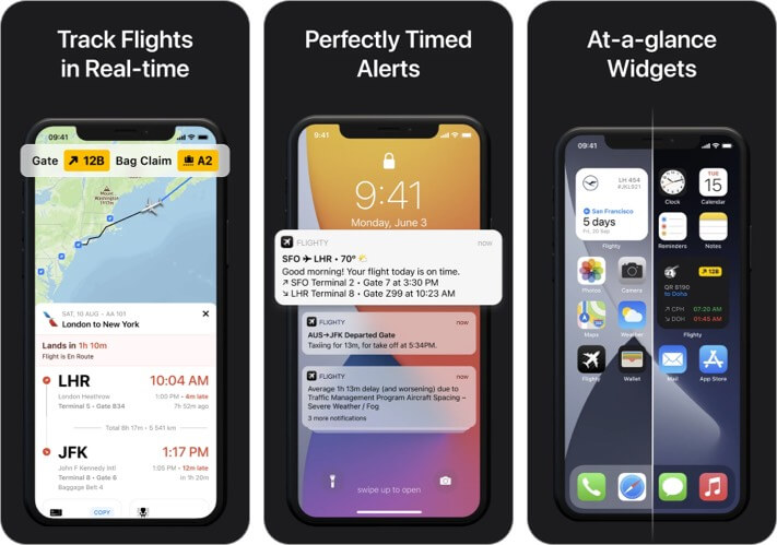 Flighty Flight Tracking iPhone and iPad App Screenshot