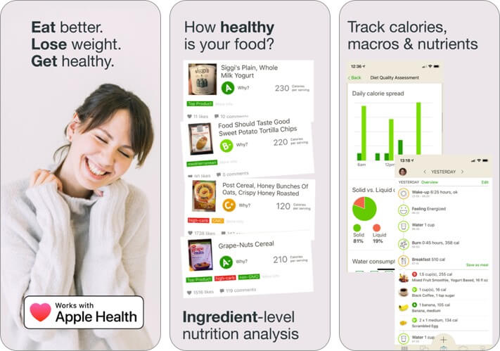 fooducate iphone and ipad weight loss app screenshot