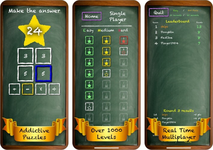 fun math for kids iphone and ipad app screenshot
