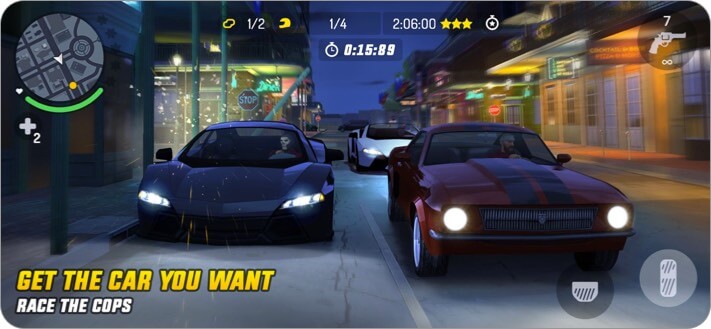 Gangster New Orleans iPhone and iPad Action Game Screenshot