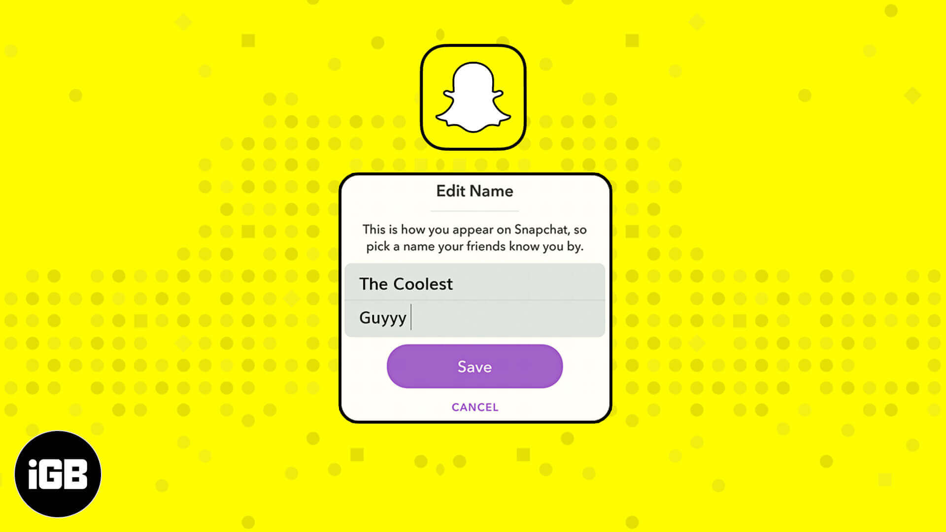 How to change your snapchat username