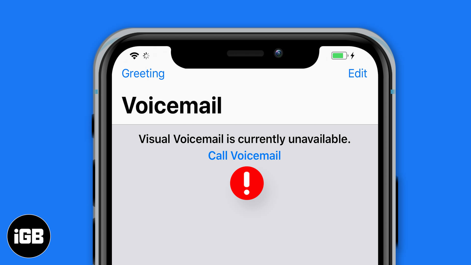 How to fix visual voicemail is currently unavailable error on iphone