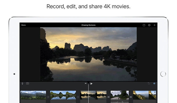 iMovie Movie Maker iPhone App Screenshot