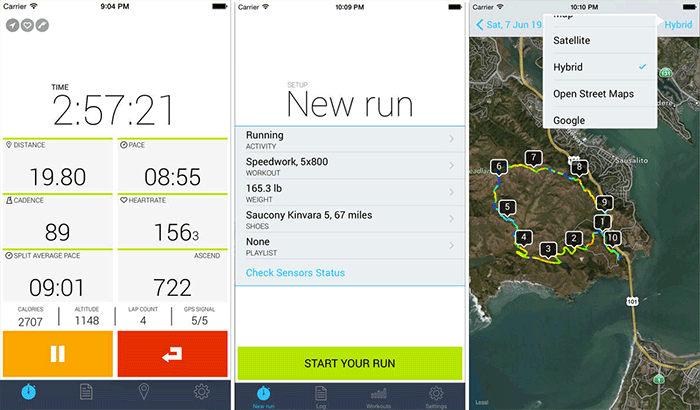 iSmoothRun Pro Cycling iPhone App Screenshot