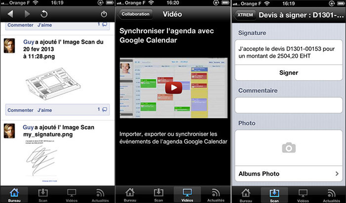incwo ERP iPhone App Screenshot