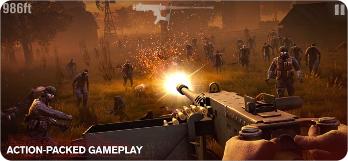 Into the Dead 2 iPhone and iPad Action Game Screenshot