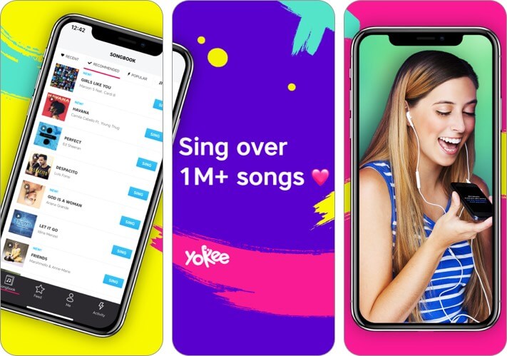 karaoke iphone and ipad app screenshot