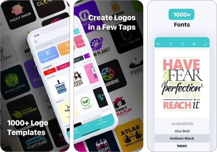 logo maker iphone and ipad app screenshot