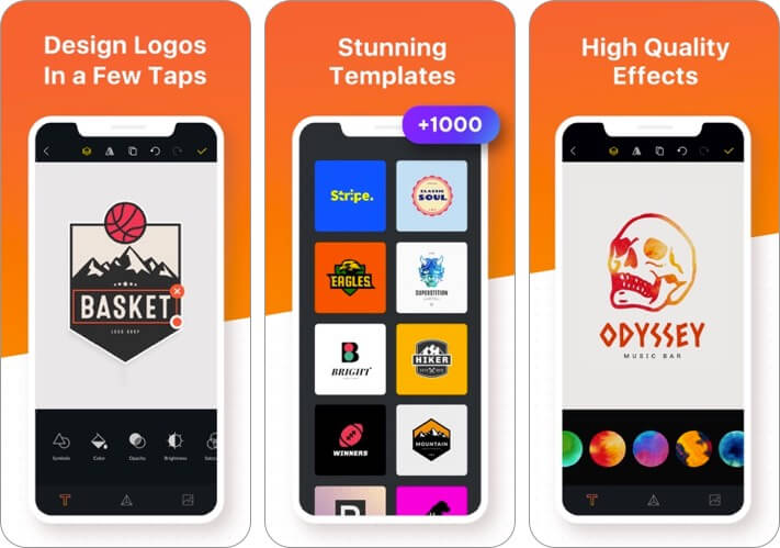 logo maker shop ios app screenshot