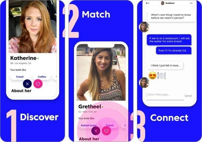 match iphone dating app screenshot