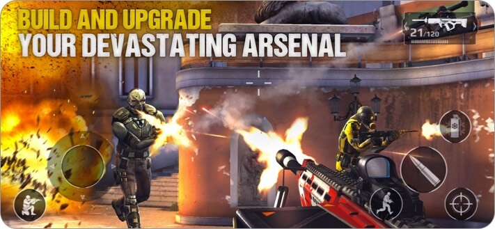 Modern Combat 5 iPhone and iPad Action Game Screenshot