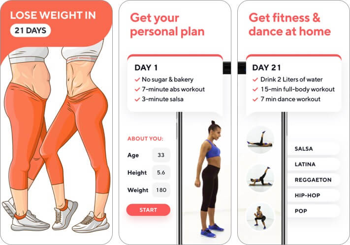 organic weight loss iphone and ipad app screenshot