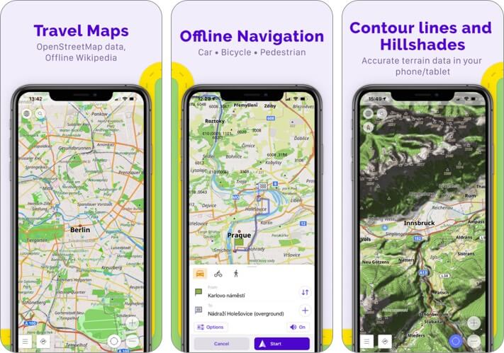 osmand maps iphone and ipad app screenshot