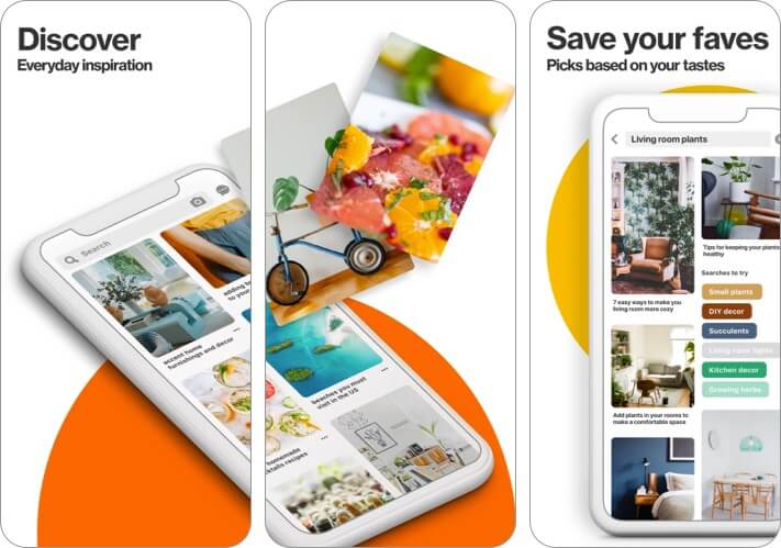 Pinterest iPhone and iPad App Screenshot