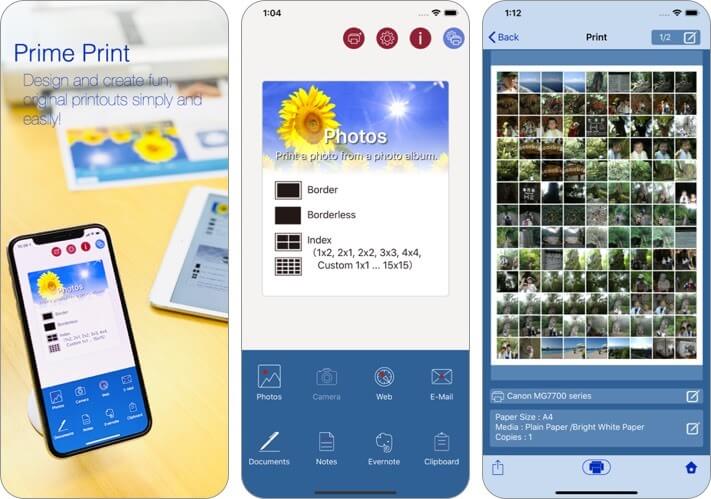 prime print iphone and ipad printing app screenshot