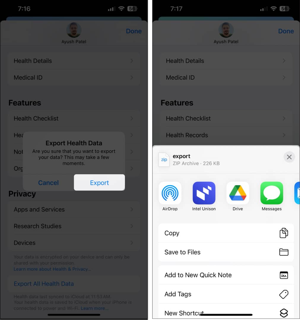 How to export Health data from iPhone   2 Easy Ways  - 75