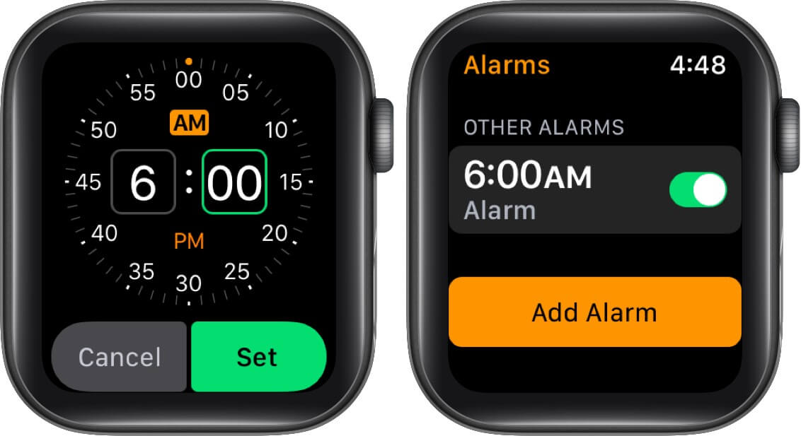 Set up Apple Watch as Nightstand Clock with Alarm