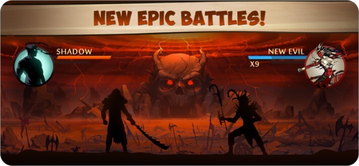 Shadow Fight 2 iPhone and iPad Action Game Screenshot