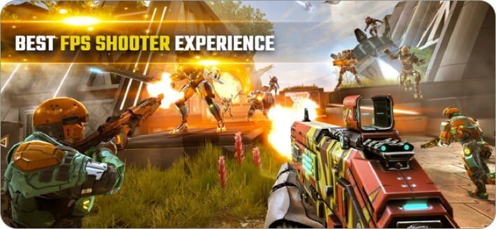 shadowgun legends online fps iphone and ipad multiplayer game screenshot