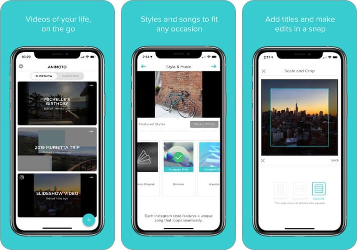 slideshow creator iphone and ipad presentation app screenshot