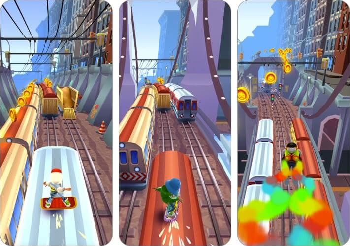 subway surfers iphone and ipad game screenshot