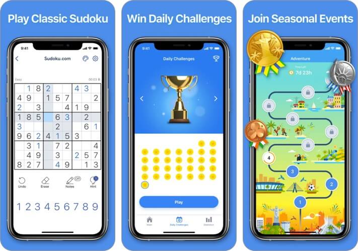 Sudoku.com iPhone and iPad Game Screenshot