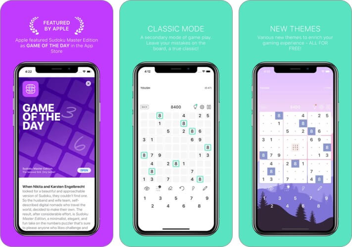 Sudoku Master Edition iPhone and iPad Game Screenshot